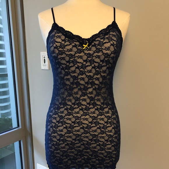 Victoria’s Secret navy blue lace nighty - Picture 1 of 3